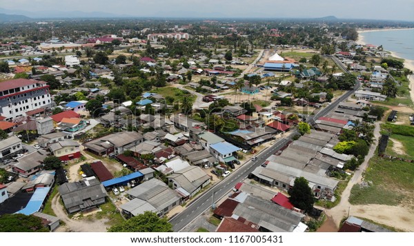 Aerial View Kuala Besut Town Kuala Stock Photo Edit Now 1167005431