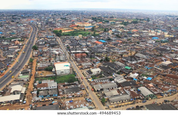 Aerial View Lagos Nigeria Stock Photo 494689453 Shutterstock