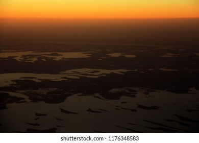 Aerial View Of Lake Chad