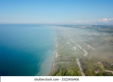 Aerial View Of Lake Huron In Canada