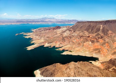 Aerial view of Lake Mead - Shutterstock ID 190528316