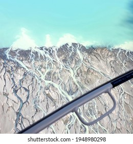 Aerial View Of Lake Pukaki, New Zealand