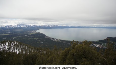 Aerial View Of Lake Tahoe From Heavenly Sky Deck