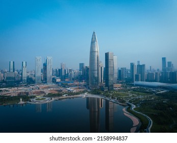 Aerial View Of Landscape In Shenzhen City,China