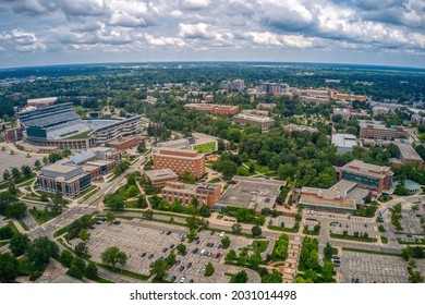 Aerial View Large University Lansing Michigan Stock Photo (edit Now 