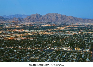 Aerial view of Las Vegas, Nevada, U.S.A.