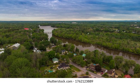 Aerial View Of Laval City, Quebec, Canada