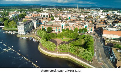 Aerial View Of Limerick City Center