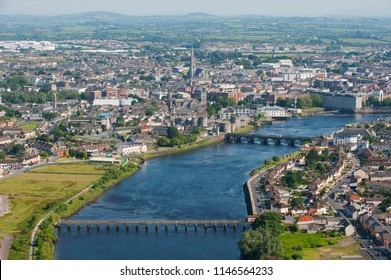 An Aerial View Of Limerick City, Ireland, From June 2009.