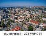 Aerial View of the Los Angeles Suburb of Riverside, California