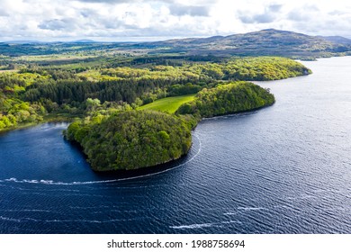 Aerial View Of Lough Gill, County Sligo - Ireland