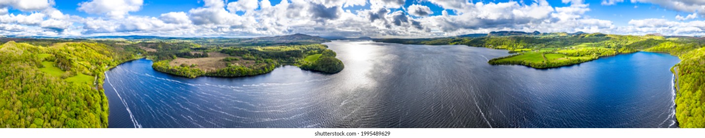 Aerial View Of Lough Gill, County Sligo - Ireland