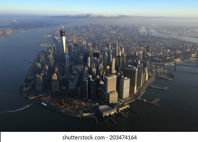 Aerial view of Lower Manhattan, New York