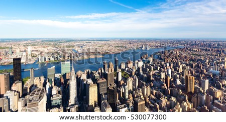 Similar – Image, Stock Photo Skyline Manhattan and Central Park, New York