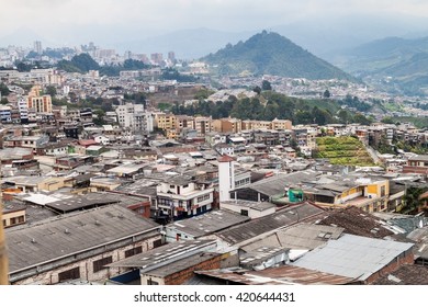 Aerial View Of Manizales, Colombia