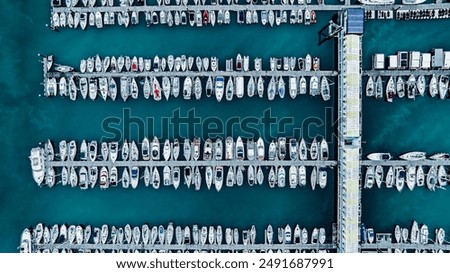 Similar – Aerial View Of Luxury Yachts And Boats In Port At The Black Sea