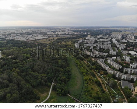 Aerial view of Marzahn, Berlin