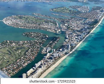 Aerial View of Miami Beach Florida - Shutterstock ID 1725921523