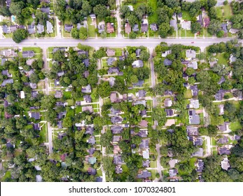 Aerial View Of Midtown Mobile, Alabama