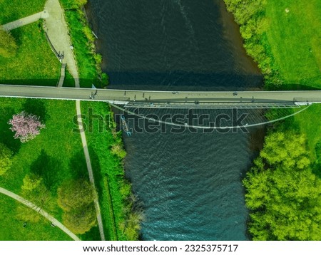 Image, Stock Photo bridge Environment Water