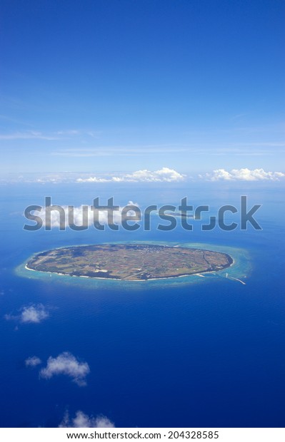 Aerial View Minna Tarama Island Stock Photo Edit Now