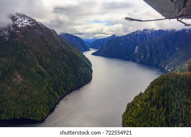 Aerial View In Misty Fjords Alaska