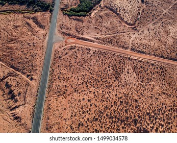 Aerial View Of Monument Valley, Arizona, USA