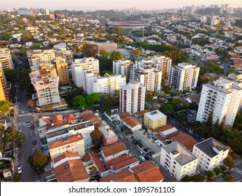 Aerial View From Morumbi Neighborhood In São Paulo