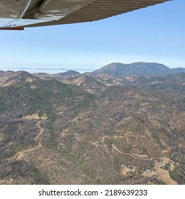 Aerial View Of Mount Saint Helena And Mayacamas Range 