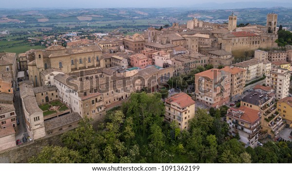 Aerial View Municipality Osimo Province Ancona Stock Photo Edit Now 1091362199