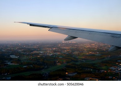 Aerial View Of Narita Airport.