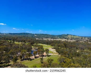 An aerial view of natural landscapes in Emmaville, NSW, Australia, taken with a DJI Mavic Air Drone