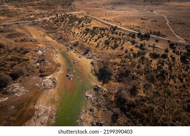 Aerial View Near Arroyo De La Luz. Spain.