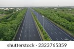 Aerial view of Nehru Outer Ring Road at Hyderabad, India