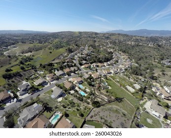 Aerial View Of Neighborhood Southern California