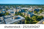 Aerial View Neoclassical Courthouse Toledo Ohio Urban Tapestry