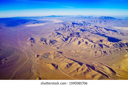 Aerial View Of The Nevada Desert, USA