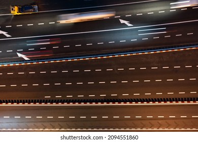 Aerial view of the new highway in Berlin