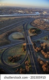 Aerial View Of New Jersey Turnpike, New Jersey