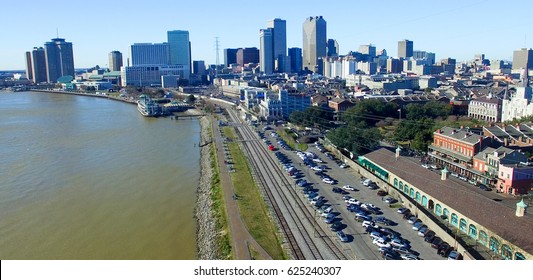 Aerial View Of New Orleans, Lousiana.