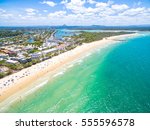 An aerial view of Noosa on Queensland