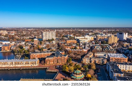 Aerial View Of Norfolk VA 