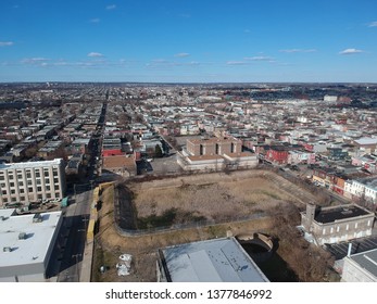 Aerial View Of North Philly