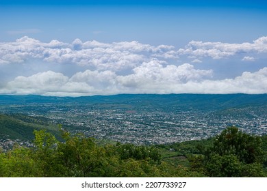 Aerial View Of Oaxaca City From Monte Alban