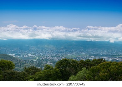 Aerial View Of Oaxaca City From Monte Alban