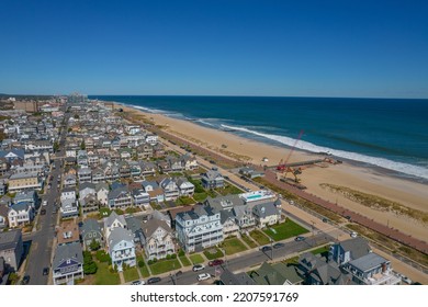 Aerial view of Ocean Grove New jersey - Shutterstock ID 2207591769