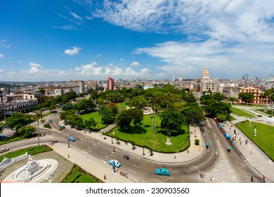 Aerial View Of Old Havana, Cuba