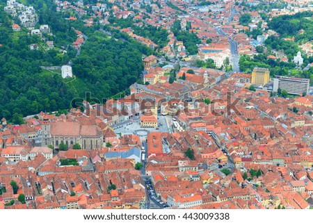 Similar – Aerial View Of Brasov City In Romania