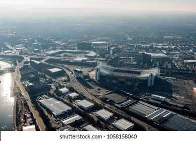 Aerial View of Old Trafford / Manchester United Stadium / Arena