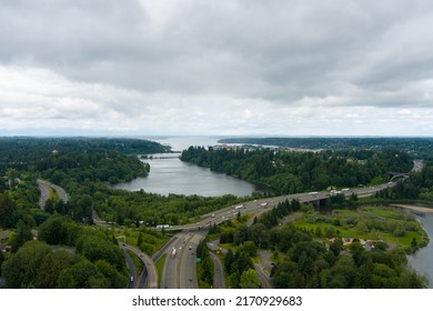 Aerial View Olympia Washington June 2022 Stock Photo 2170929683 ...